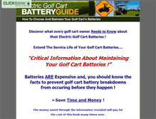Tablet Screenshot of golfcartbatteryguide.info
